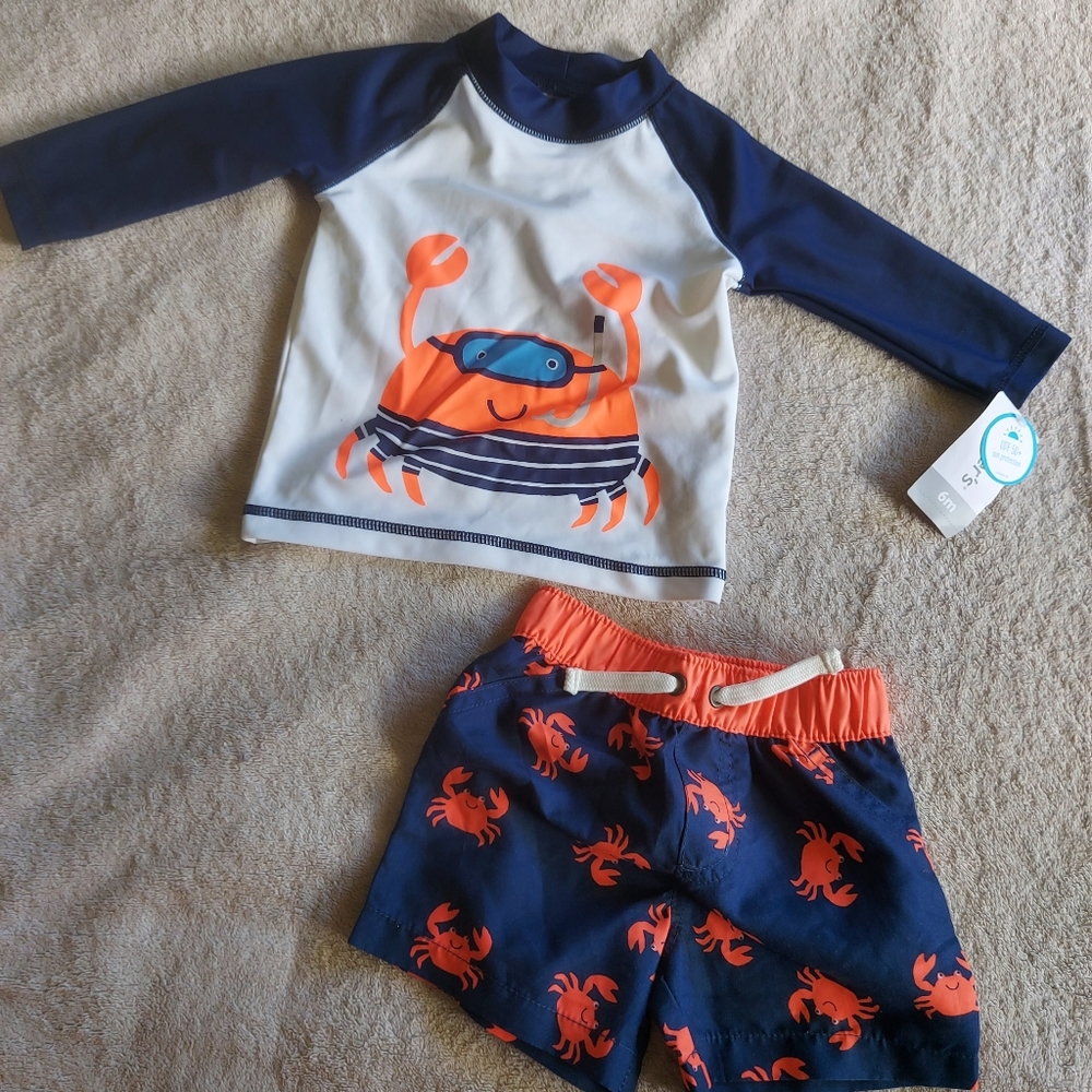 Carters baby boy set size 6 months NWT - Picture 7 of 7